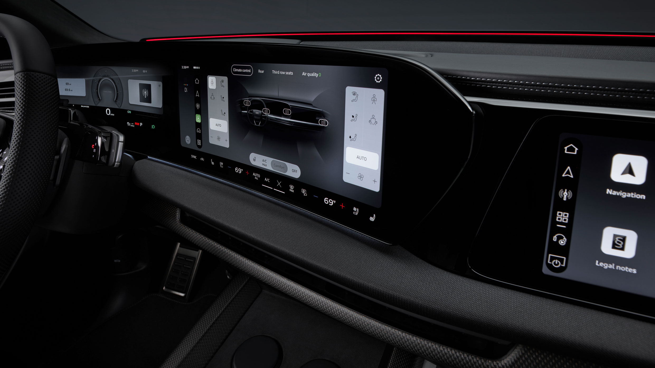 Audi SQ9 - screens