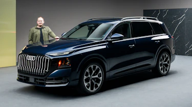 Ellis Hyde with the Audi Q9