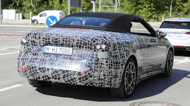BMW i4 Convertible spy shots - rear