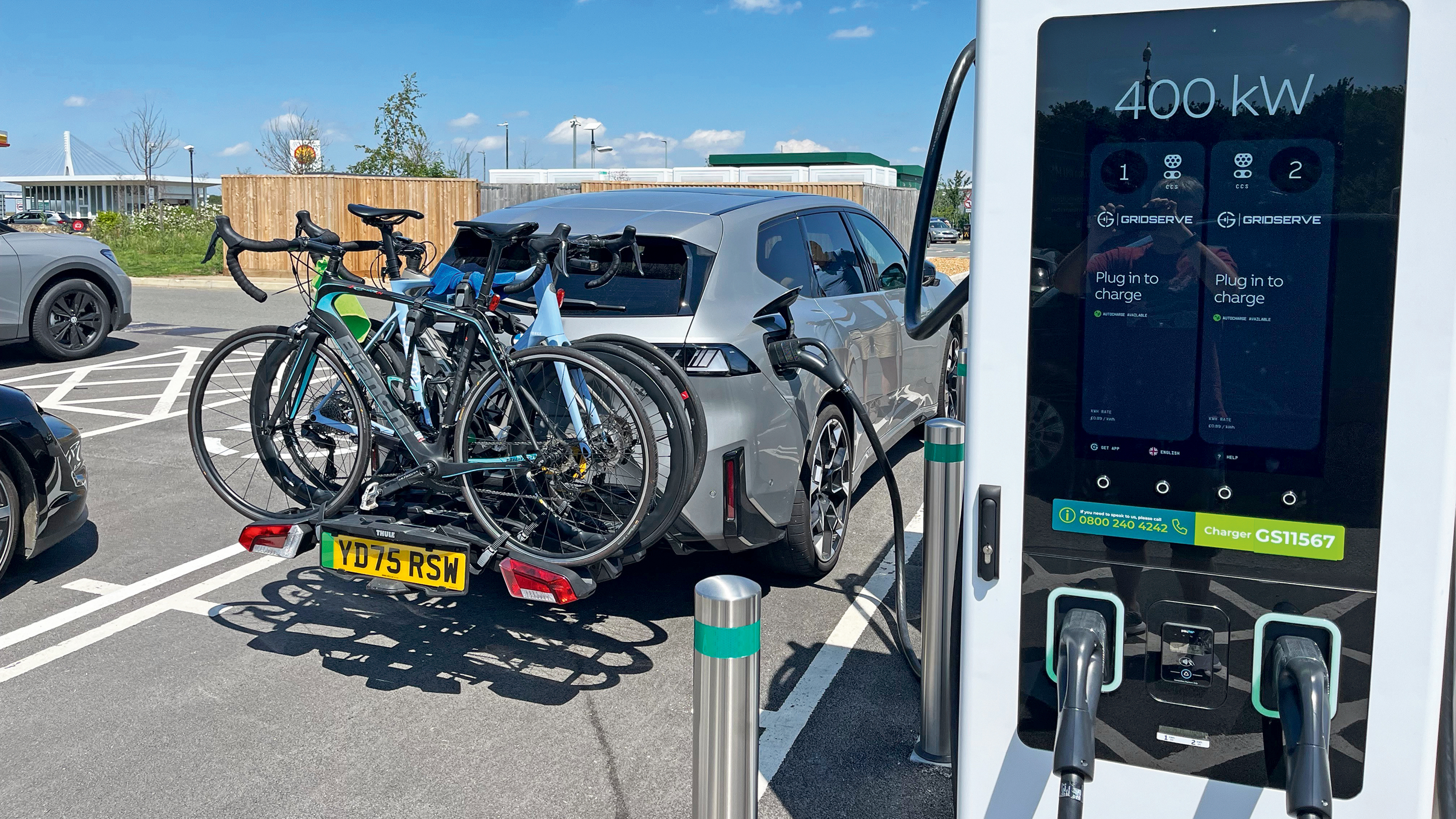 BMW iX3 long-term test - carrying bikes