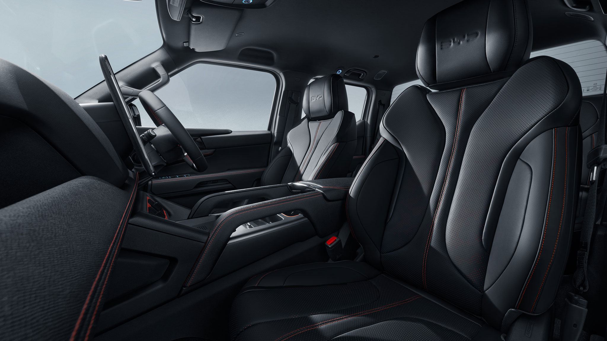 BYD Shark - front seats