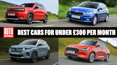 Best cars for under £300 per month - header image