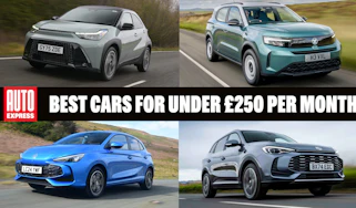 Best cars for under £250 per month - header image