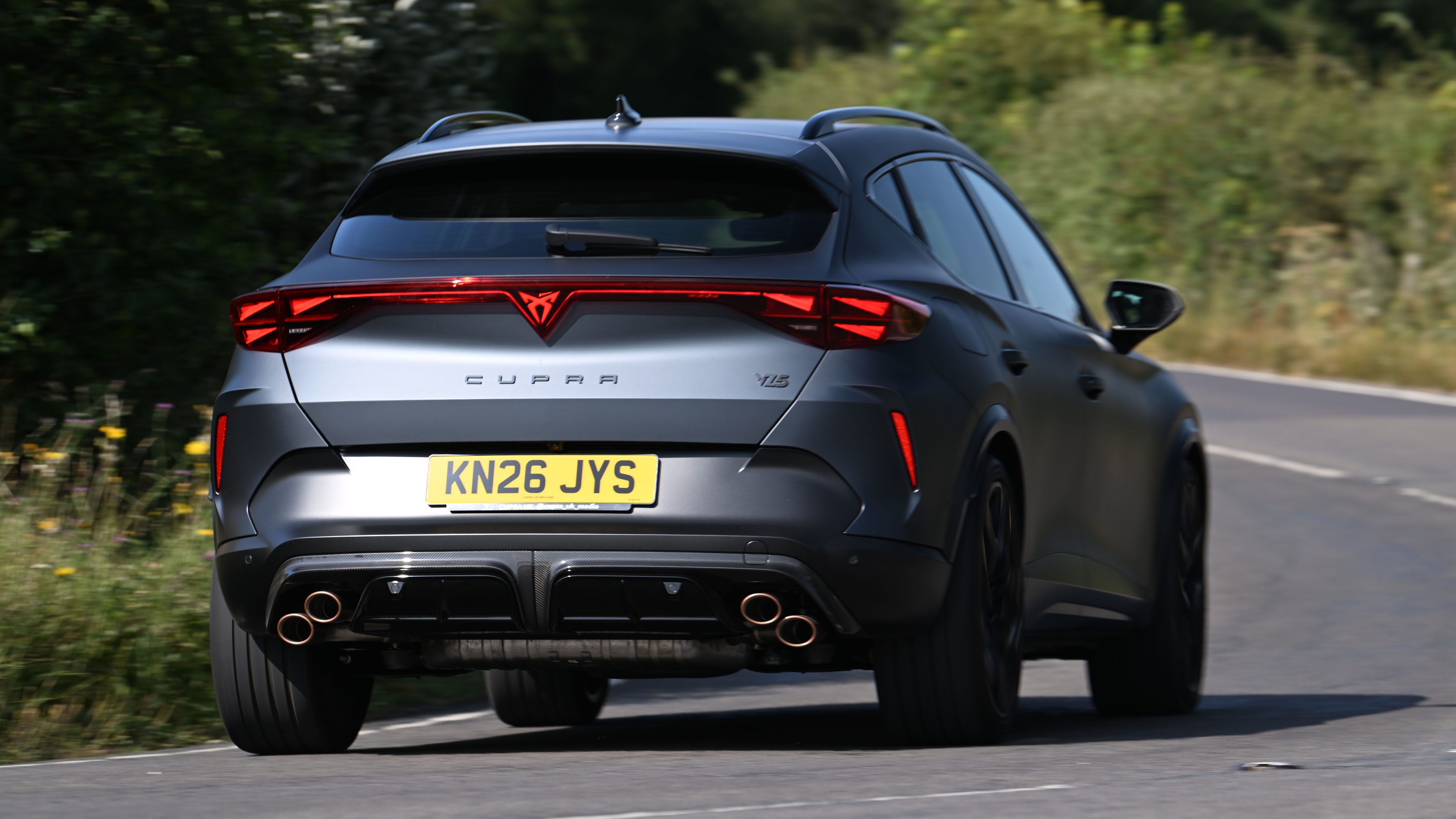 Cupra Formentor VZ5 2026 UK - rear cornering