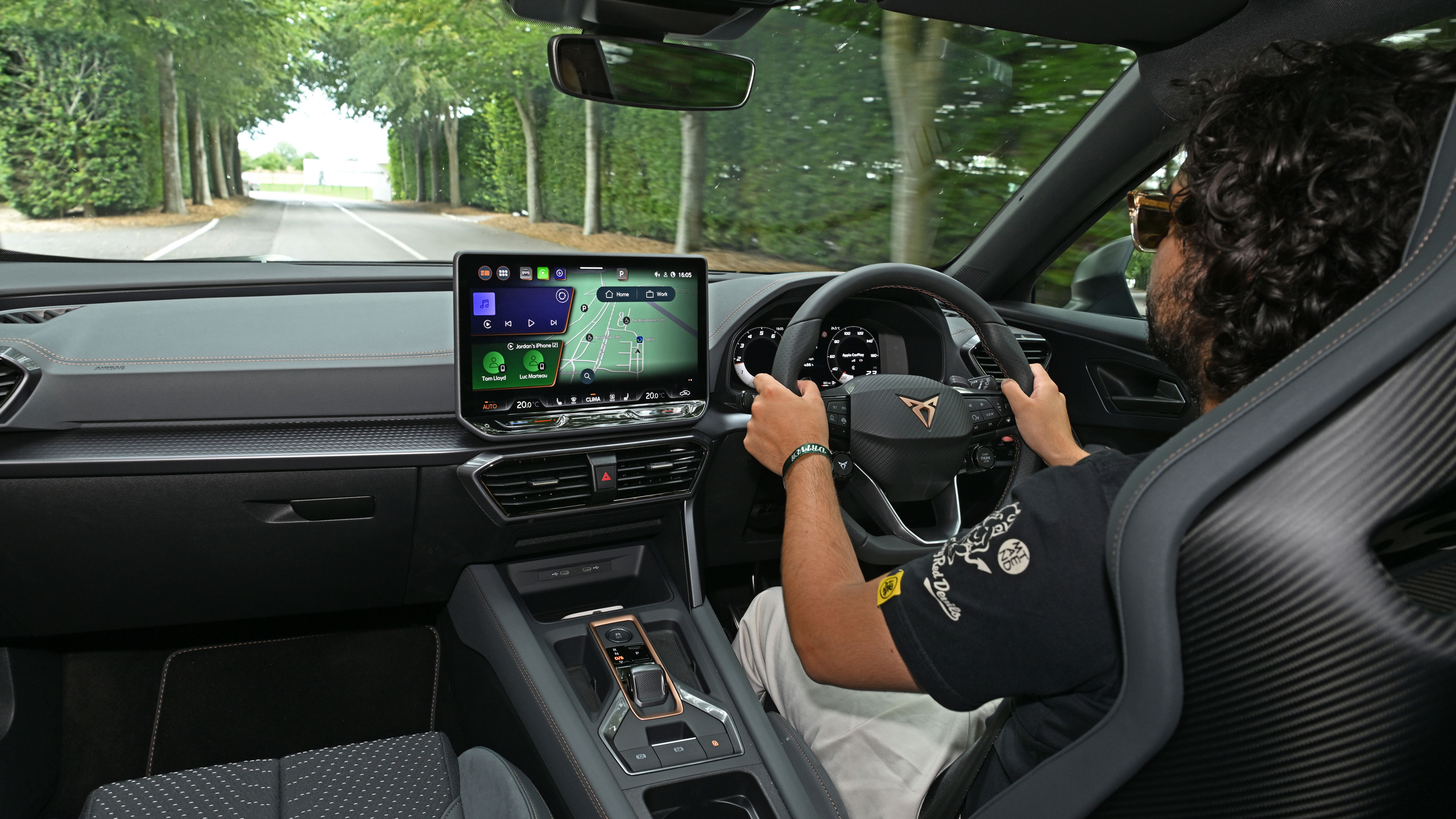 Jordan Katsianis driving the Cupra Formentor VZ5
