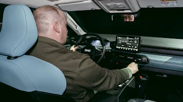 Ellis Hyde sat in the Dacia Striker