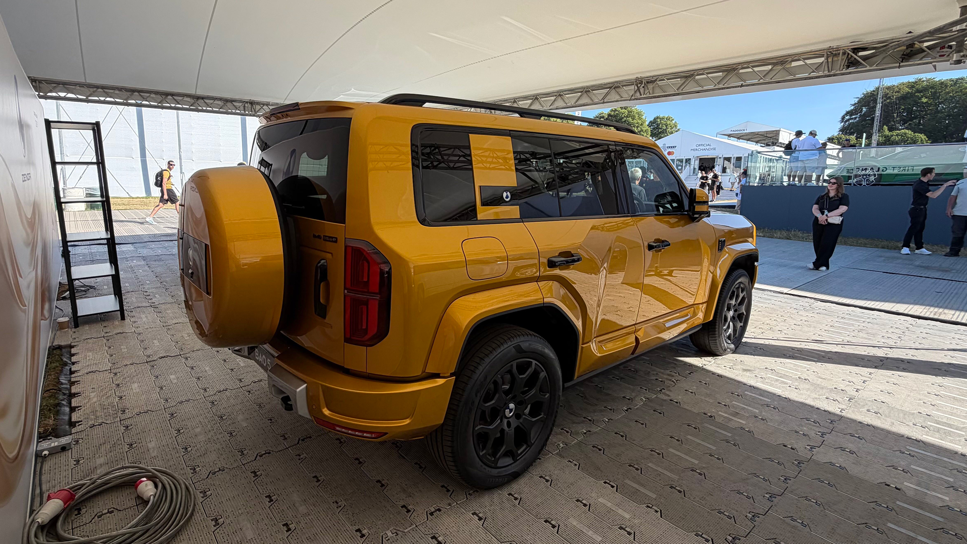 Denza Bao 5 rear Goodwood
