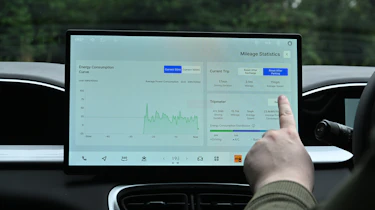 New Geely EX2 - infotainment screen