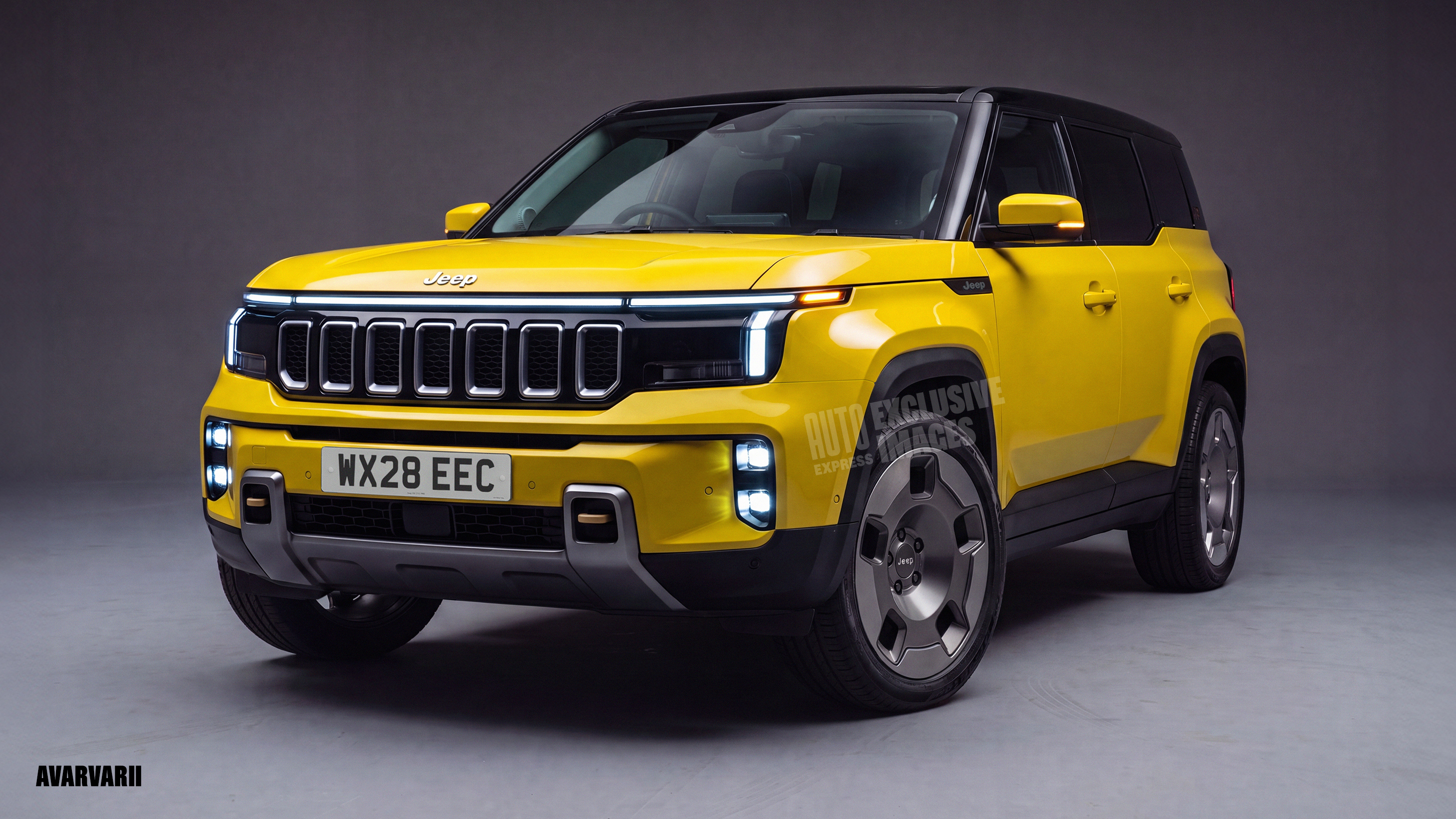 Jeep D-segment SUV - front static 