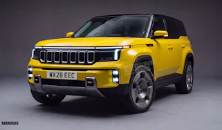 Jeep D-segment SUV - front static