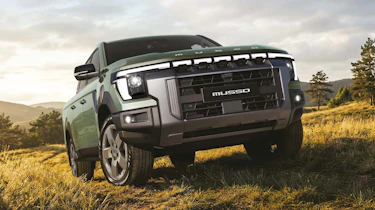 KGM Musso Rhino - front off-road