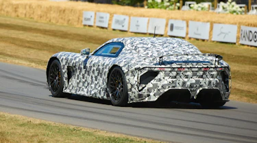 Lexus LFA Concept Goodwood 2026 - rear cornering