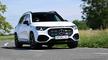 Mercedes GLB electric - front cornering