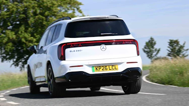 Mercedes GLB electric - rear cornering