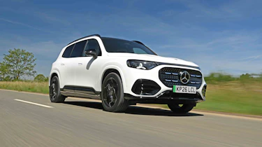Mercedes GLB electric - alt front corner tracking
