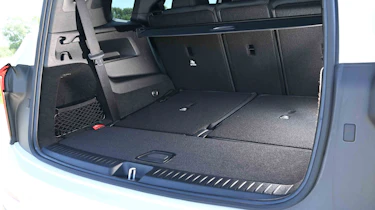 Mercedes GLB electric - boot, third-row folded
