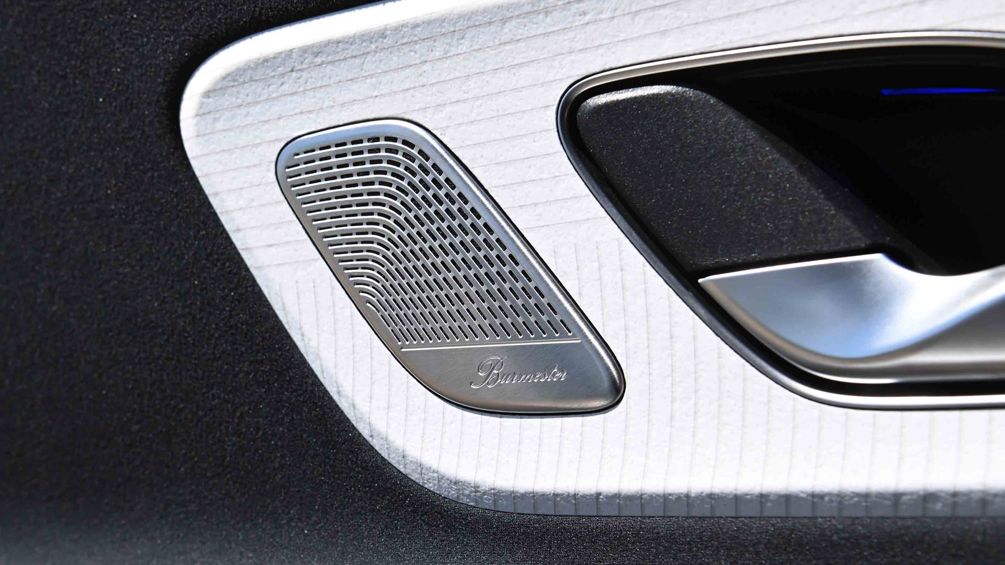 Mercedes GLB electric - Burmester audio system speaker grille