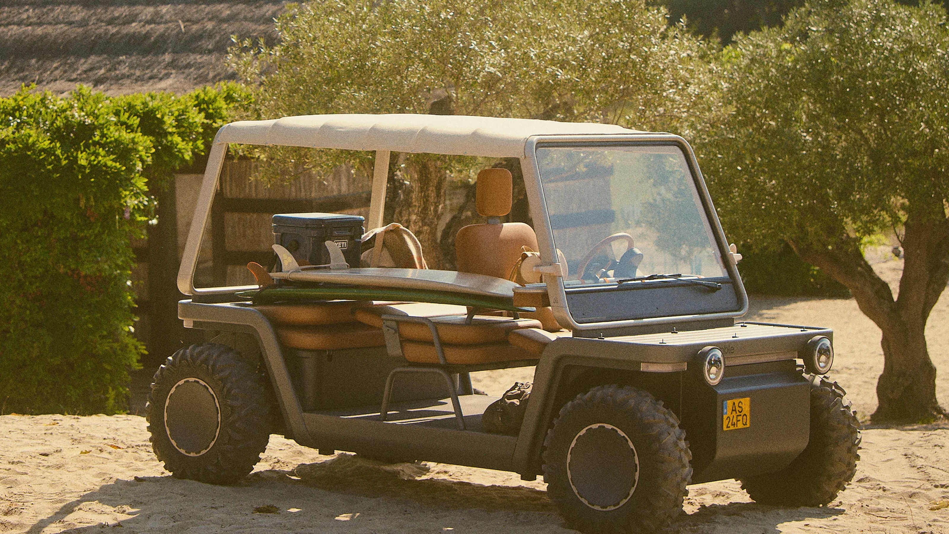 New Amble One electric buggy - front angled