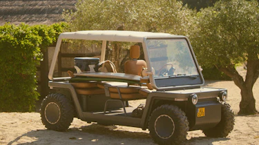 New Amble One electric buggy - front angled