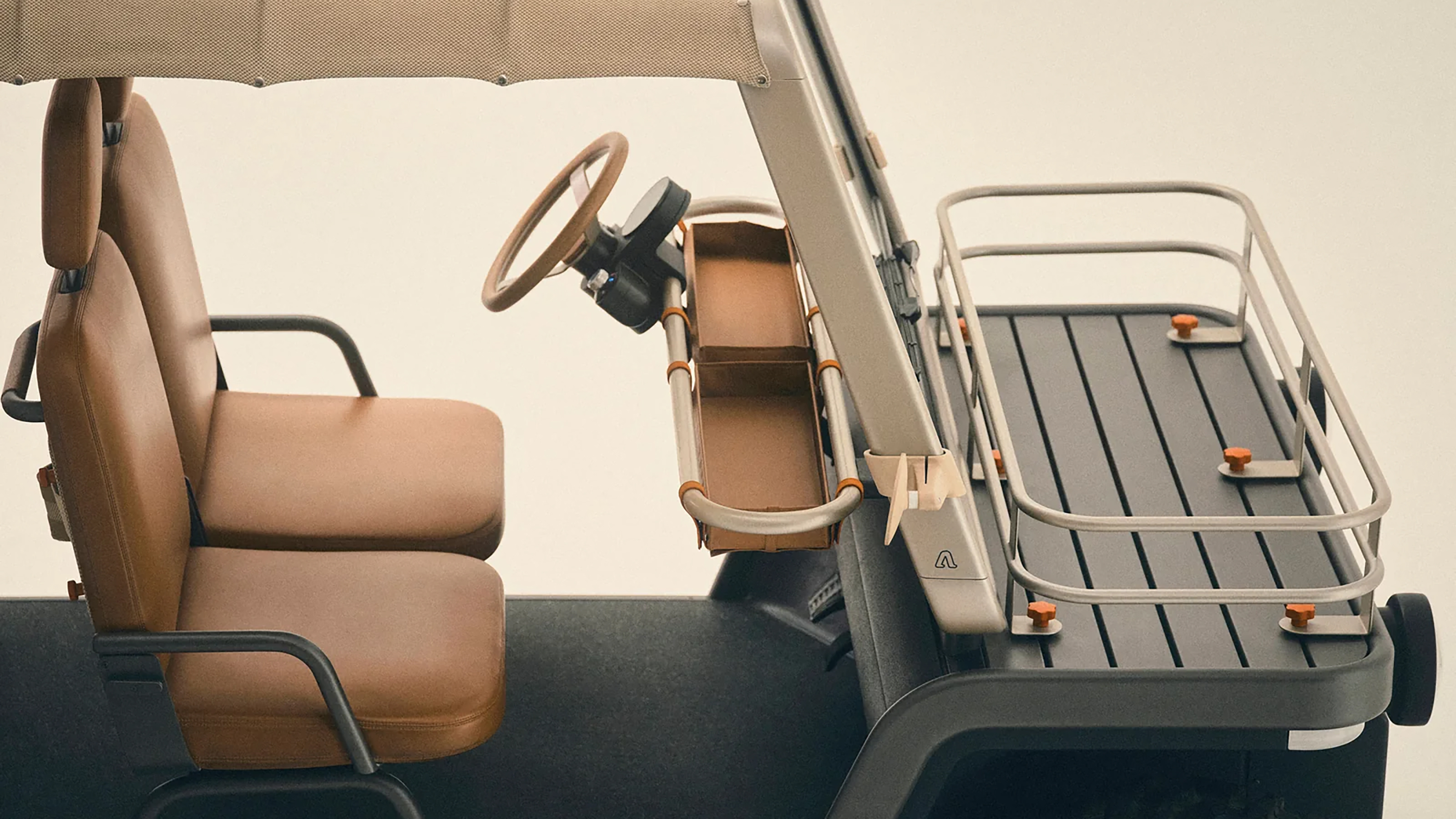 New Amble One electric buggy - seat and front storage