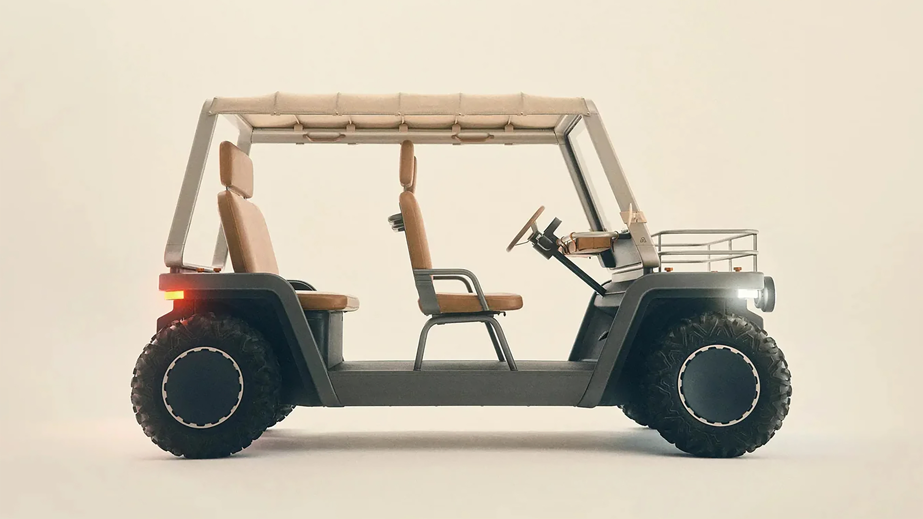 New Amble One electric buggy - side profile