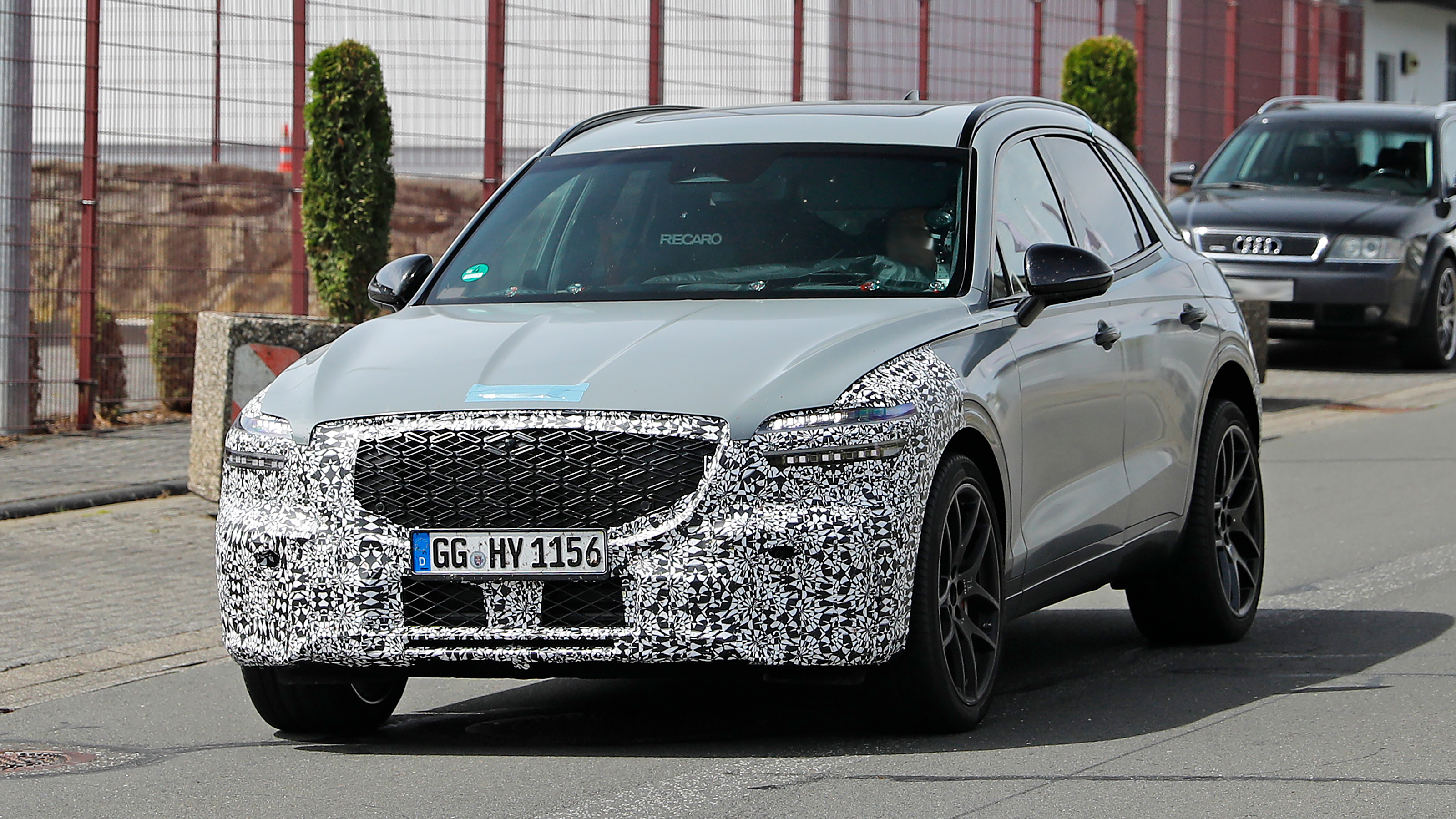 New Genesis GV70 testing - front 3/4