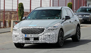 New Genesis GV70 testing - front 3/4
