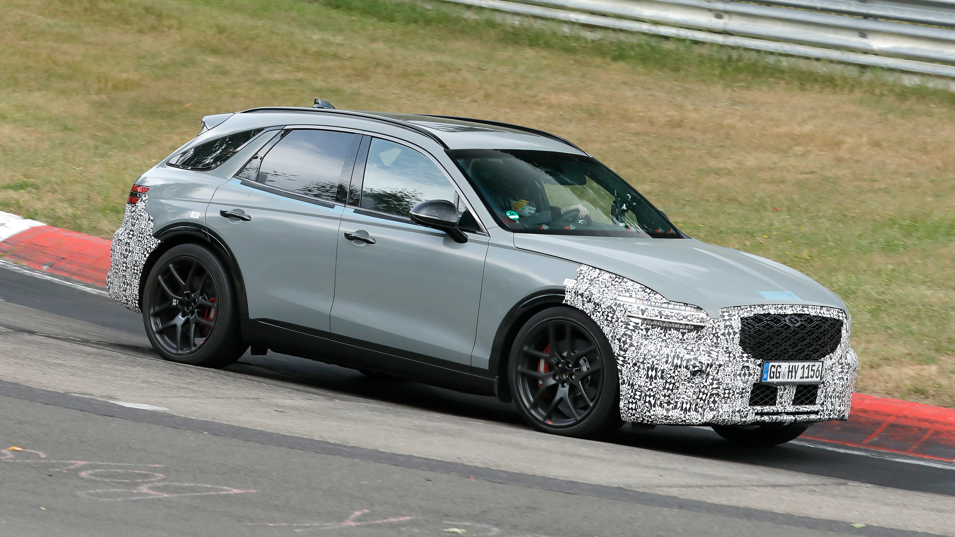New Genesis GV70 testing - front angled