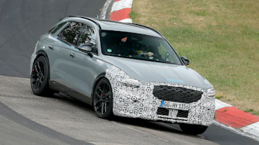 New Genesis GV70 testing - front cornering
