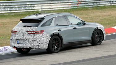 New Genesis GV70 testing - rear angled