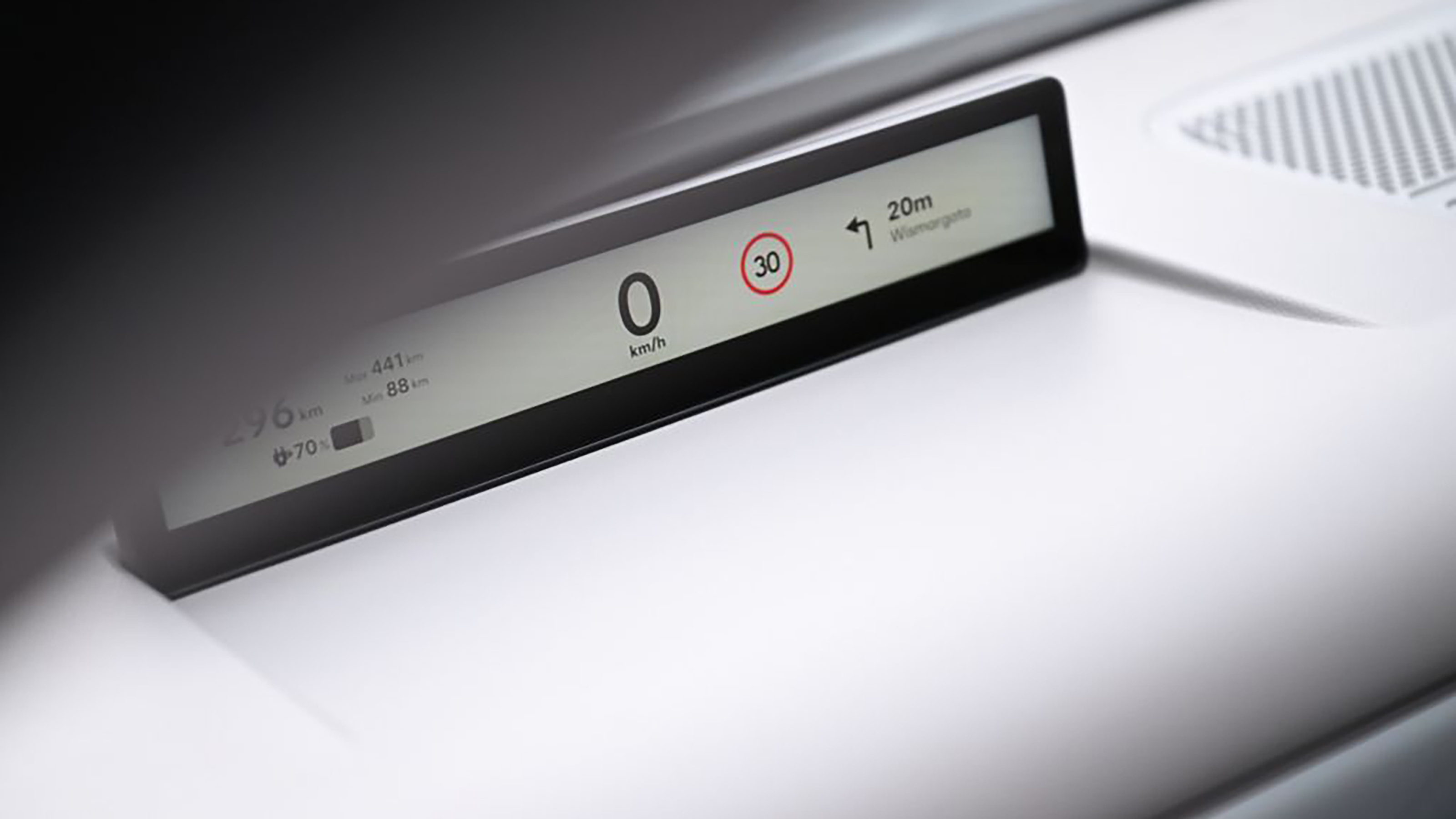 New Hyundai Ioniq 3 - driver display