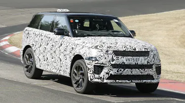 New Range Rover Sport facelift - front cornering