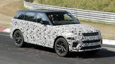 New Range Rover Sport facelift - front action