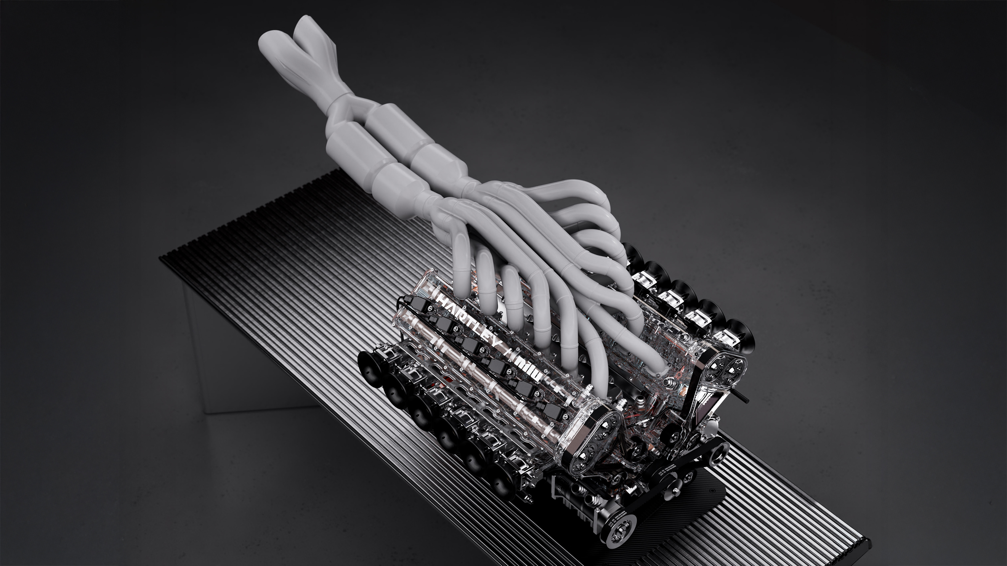 Nilu27 NILU hypercar engine - front overhead