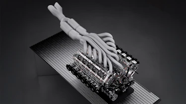 Nilu27 NILU hypercar engine - front overhead