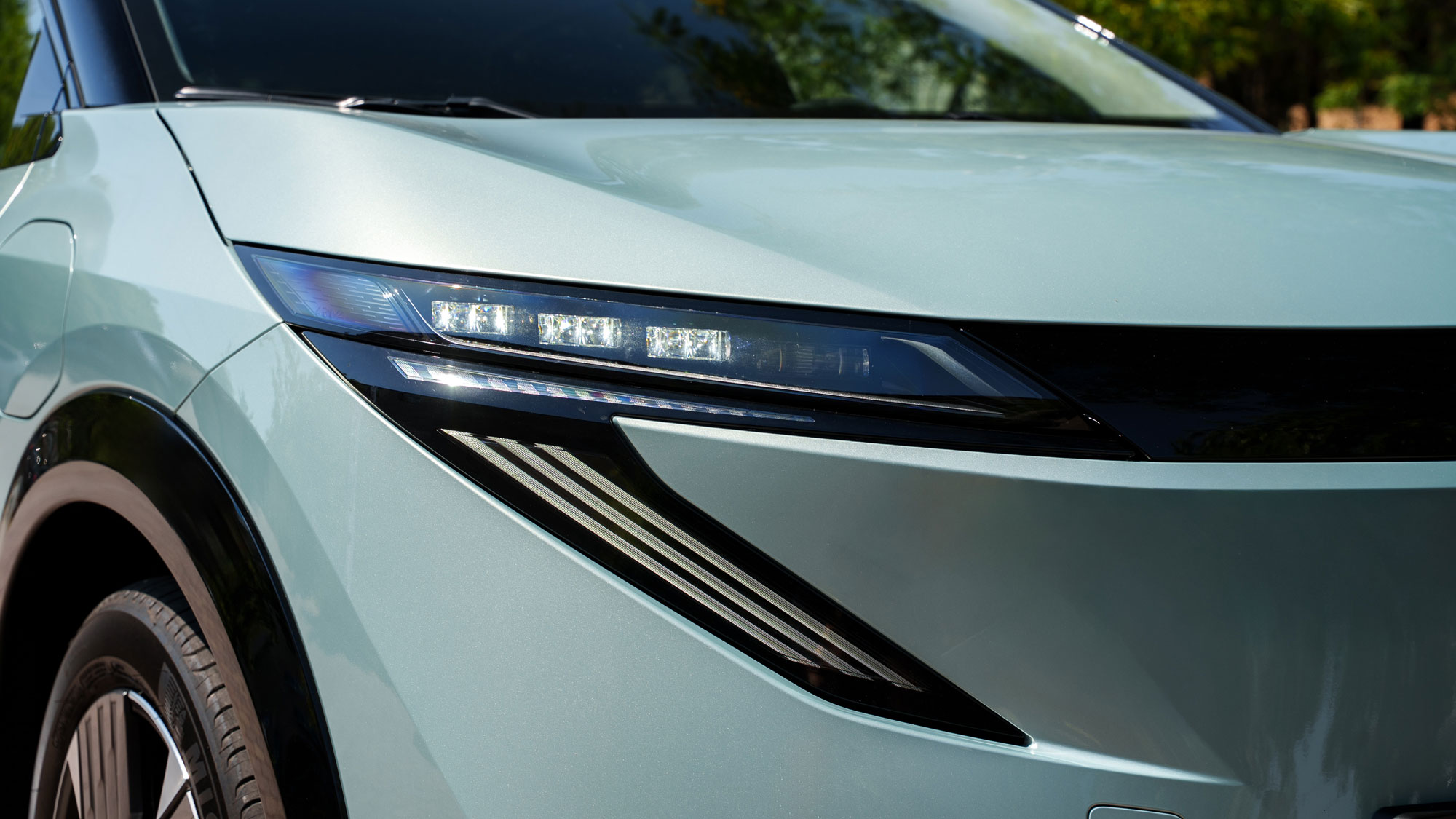 Nissan Ariya facelift 2026 - front light