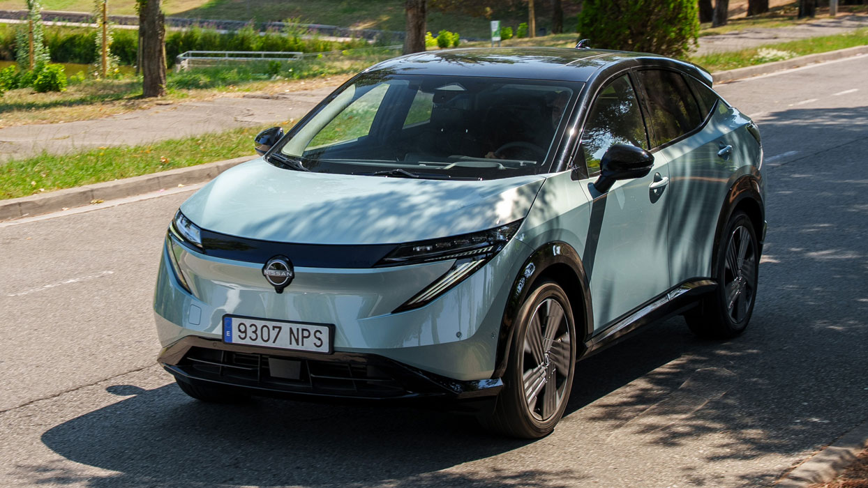 Nissan Ariya facelift 2026 - front action