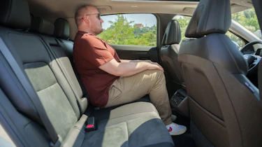 Ellis Hyde sat in the facelifted Nissan Ariya