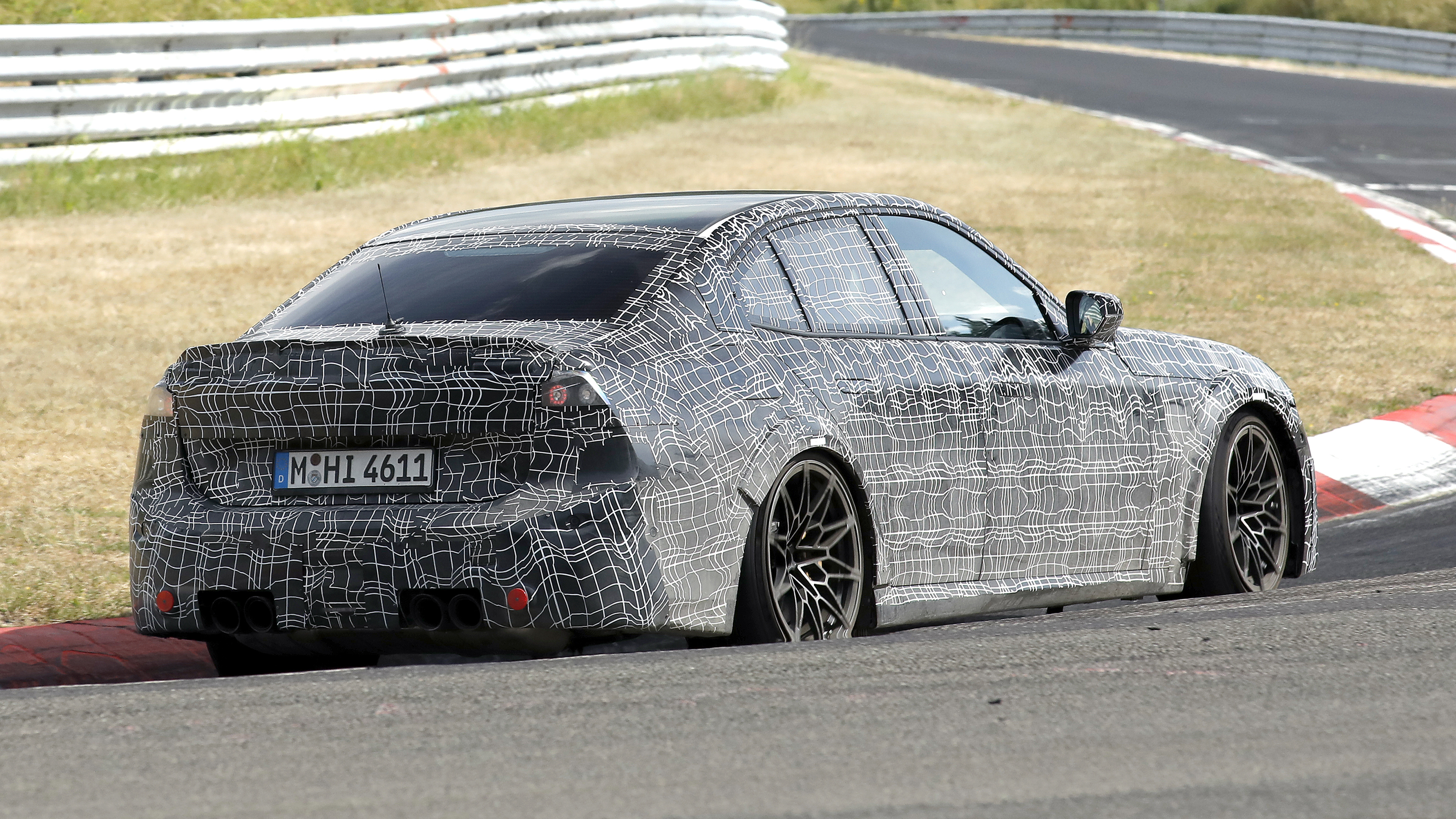 Petrol BMW M3 - rear 3/4