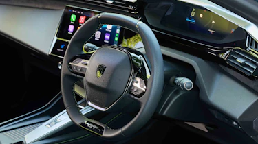 Peugeot E-308 - steering wheel detail