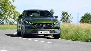 Peugeot E-408 - front cornering