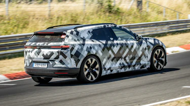 Polestar 4 SUV - dynamic rear angled
