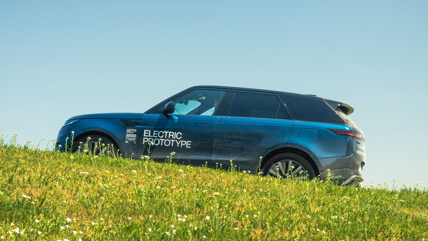 Range Rover Sport EV prototype - side