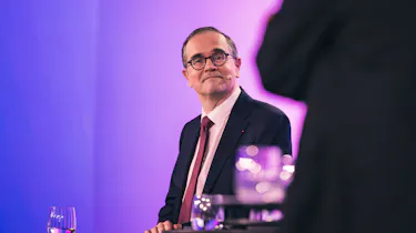 Renault boss Francois Provost sitting