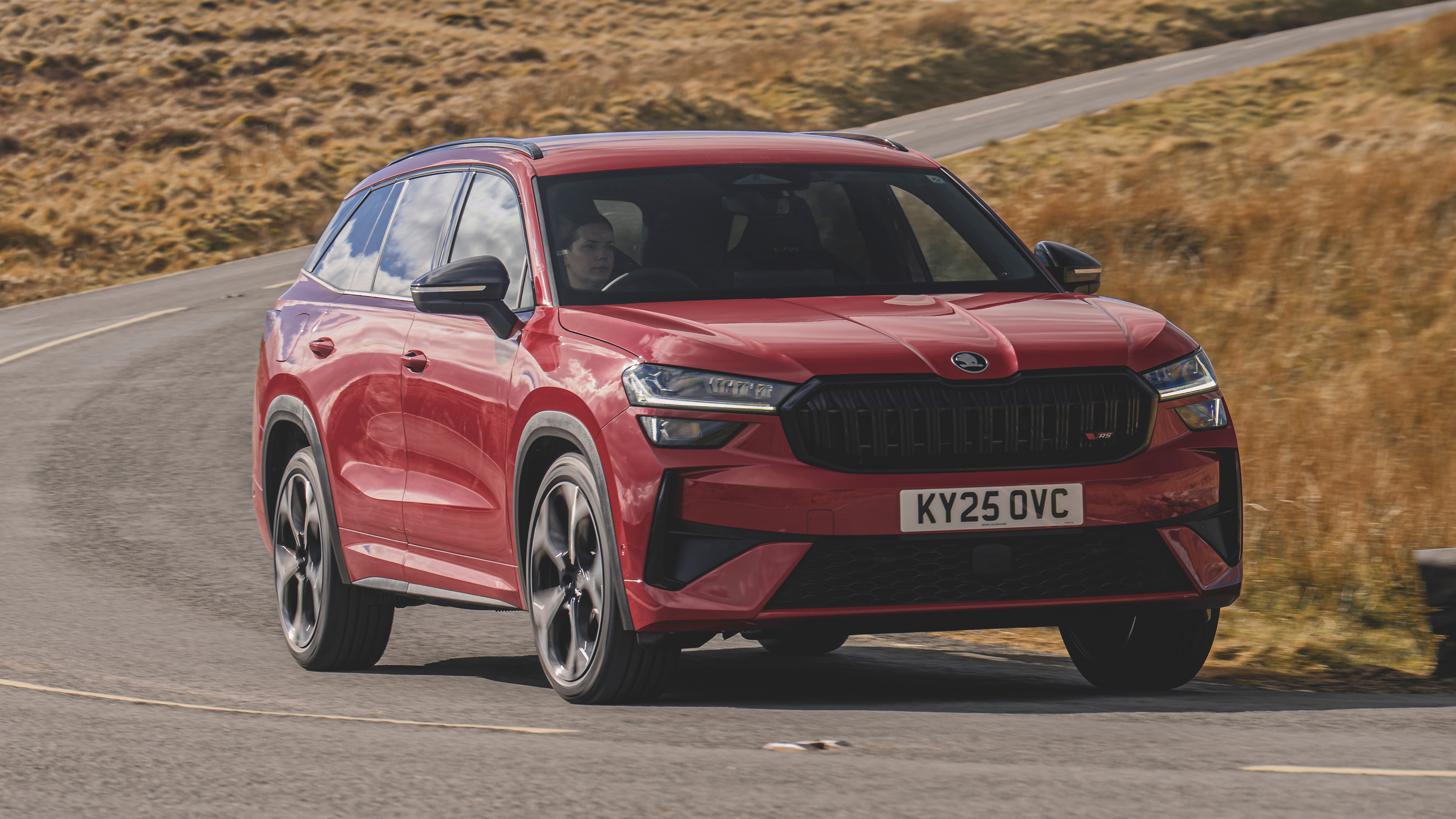Skoda Kodiaq vRS cornering