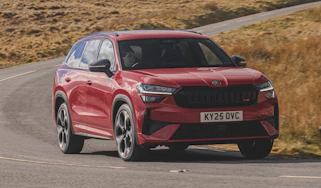 Skoda Kodiaq vRS cornering