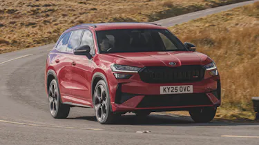 Skoda Kodiaq vRS cornering