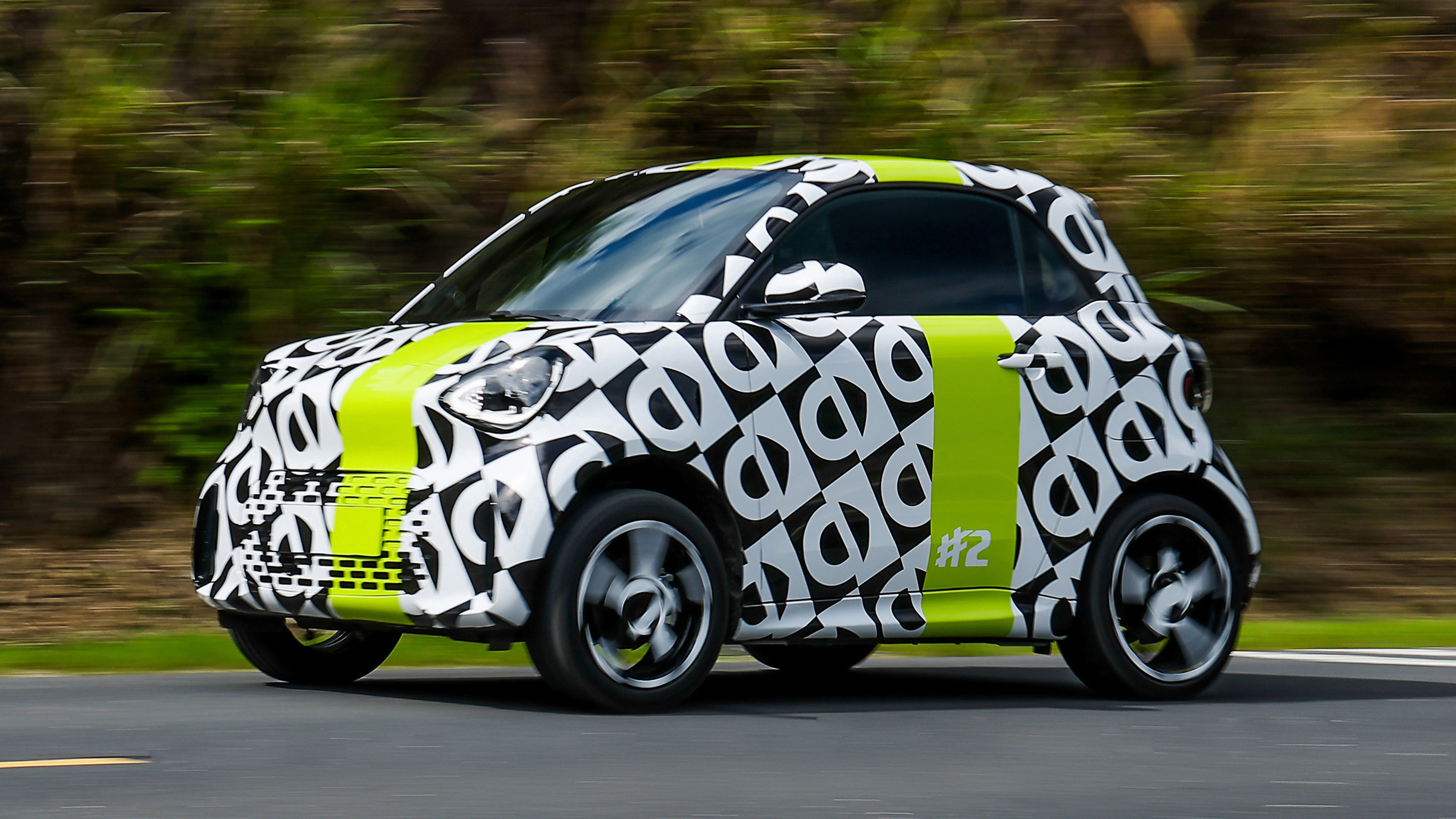 Smart #2 official testing - front angled