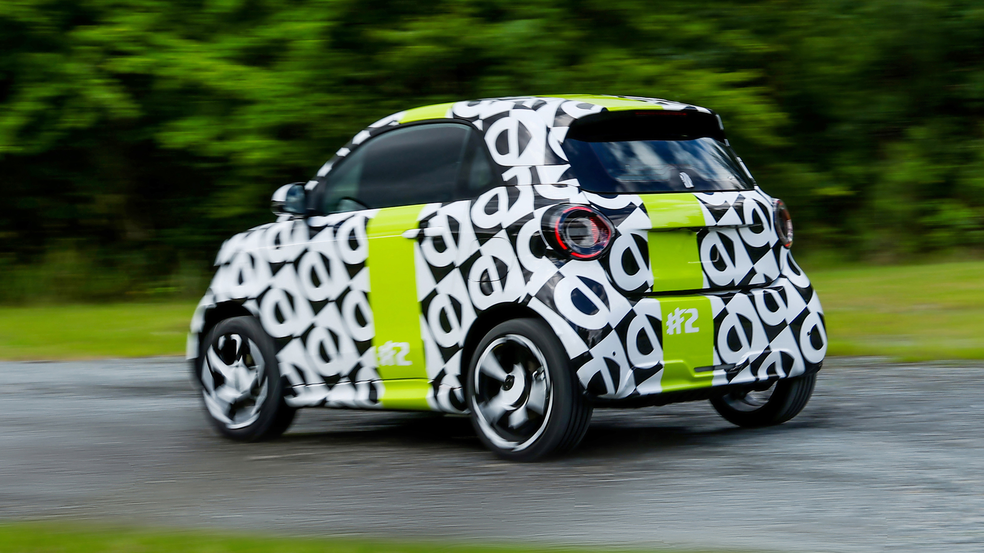Smart #2 official testing - rear angled