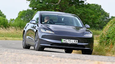 Tesla Model 3 - front cornering